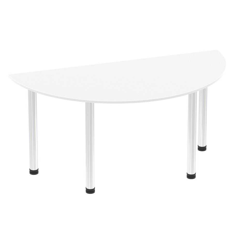 Rayleigh Post Leg Semi Circle Table